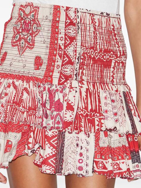 MARANT ÉTOILE Naomi mini skirt - Red