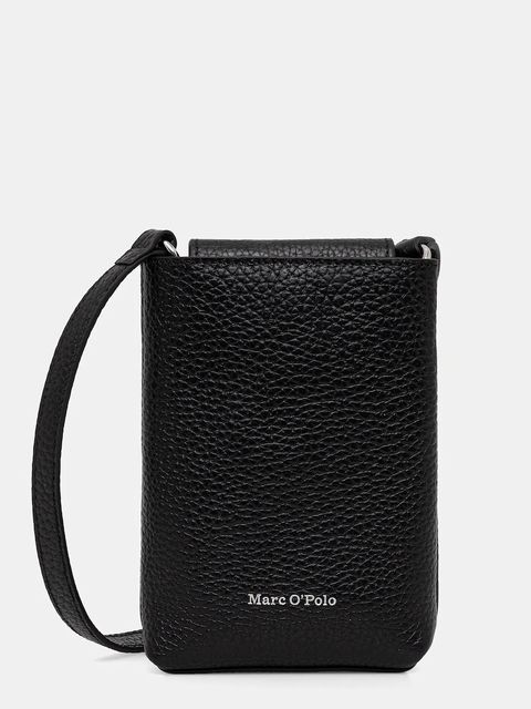 Marc O'Polo torebka skórzana kolor czarny 5000009285 - zdjęcie produktu nr 1