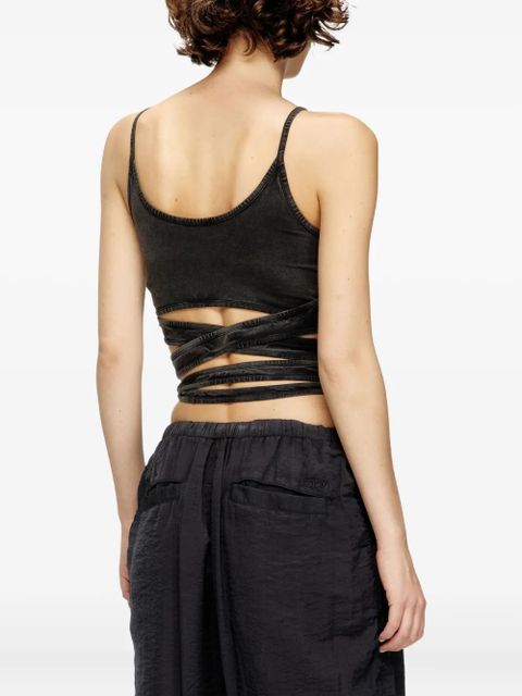Diesel T-Leya-Tail-R1 strap-detail top - Black - zdjęcie produktu nr 2