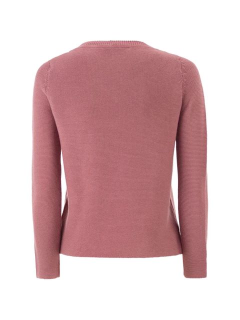 Weekend Max Mara Wkdago V-neck cotton sweater - Pink - zdjęcie produktu nr 2