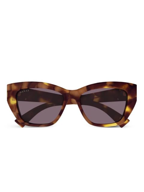 Gucci Eyewear Interlocking G sunglasses - Brown - zdjęcie produktu nr 1