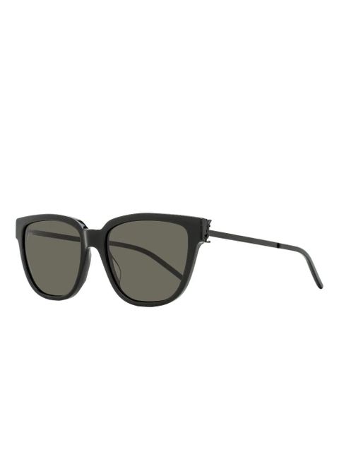 Saint Laurent Eyewear monogram cat-eye sunglasses - Black - zdjęcie produktu nr 2
