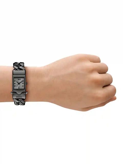 Diesel zegarek damski kolor szary DZ2227