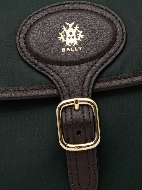 Bally torebka kolor zielony WAC045