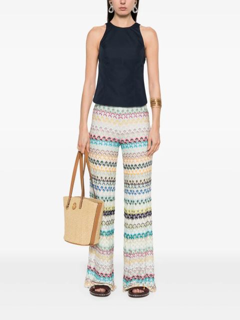 Missoni zigzag trousers - White