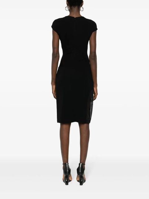 Givenchy panelled crepe midi dress - Black