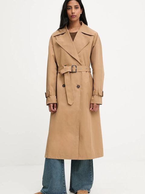 Answear.LAB trencz kolor beżowy - zdjęcie produktu nr 1