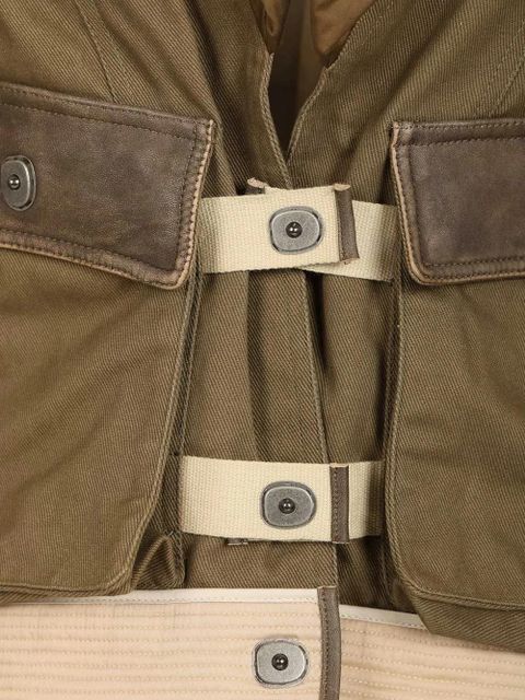 ISABEL MARANT Julissa panelled jacket - Neutrals