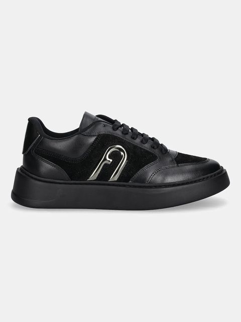 Furla sneakersy skórzane Lace-Up Sneaker T.3 damskie kolor czarny YJ92SPT BX4243 F2200 - zdjęcie produktu nr 2