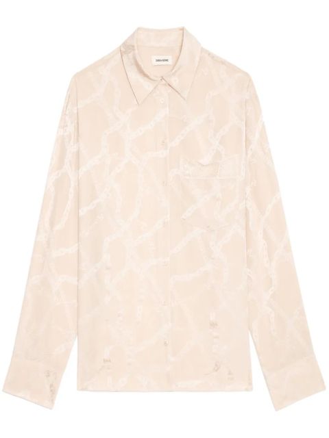 Zadig&Voltaire Morning silk shirt - Neutrals - zdjęcie produktu nr 1