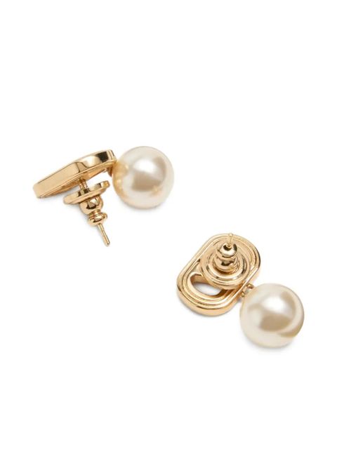 Valentino Garavani Ovalette drop earrings - Gold