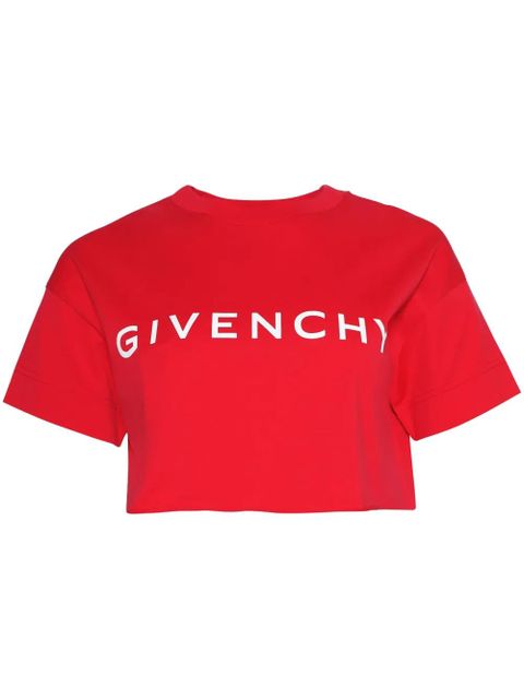 Givenchy cropped T-shirt - Red - zdjęcie produktu nr 1