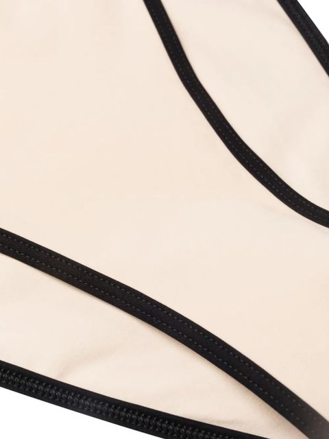 TOTEME Stripe Tie bikini bottoms - Neutrals