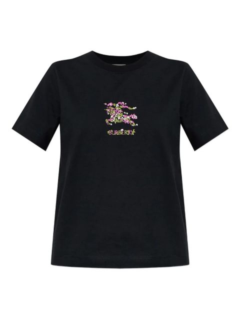 Burberry floral graphic T-shirt - Black - zdjęcie produktu nr 1