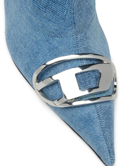 Diesel D-Venus Kb D 90mm denim knee-high boots - Blue - zdjęcie produktu nr 2