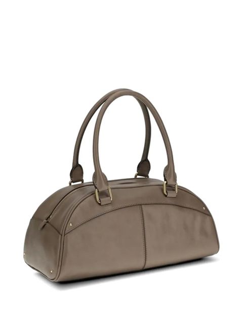 Chloé logo-charm leather tote bag - Neutrals