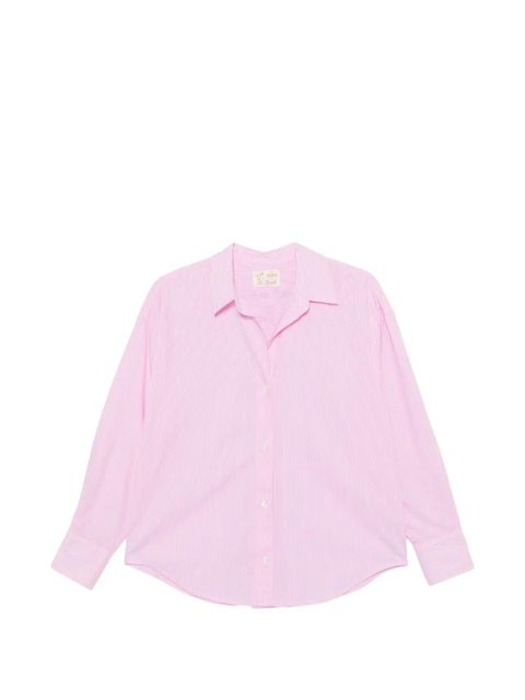 MC2 Saint Barth striped embroidered shirt - Pink - zdjęcie produktu nr 1
