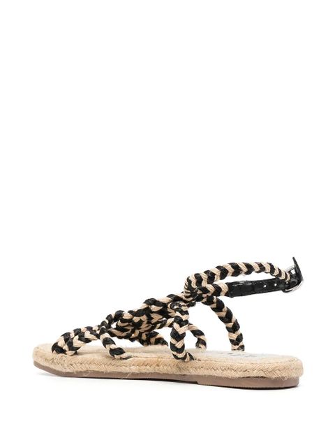 Manebi flat rope sandals - Neutrals