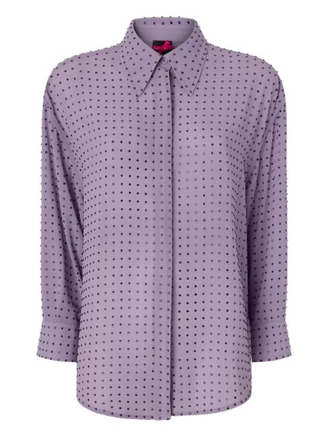 PINKO stud-embellished shirt - Purple - zdjęcie produktu nr 1