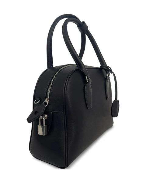 The Row India 10.00 leather tote bag - Black - zdjęcie produktu nr 2