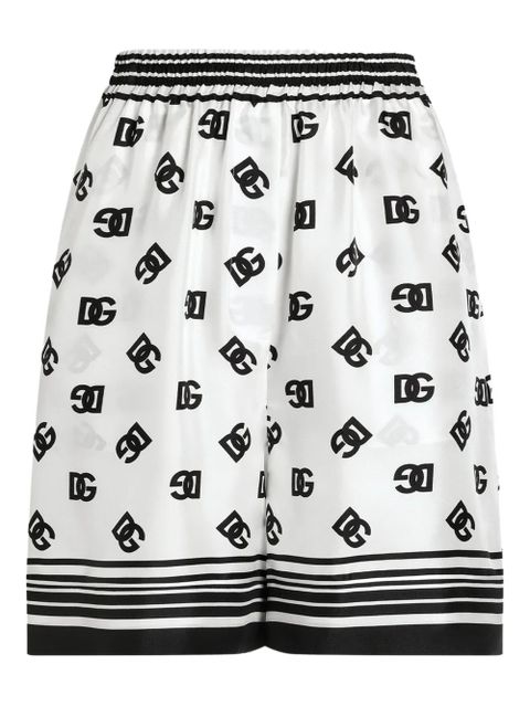 Dolce & Gabbana DNA silk shorts - White - zdjęcie produktu nr 1