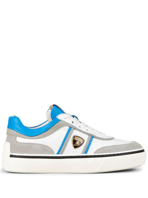 Tod's Automobili Lamborghini logo-debossed low-top sneakers - White - zdjęcie produktu nr 1
