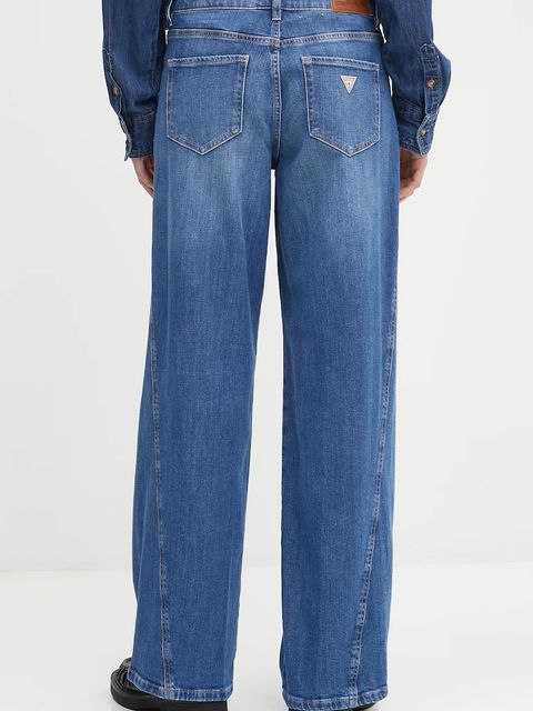 Guess Jeans jeansy damskie kolor niebieski W5BA2T D0021 - zdjęcie produktu nr 2