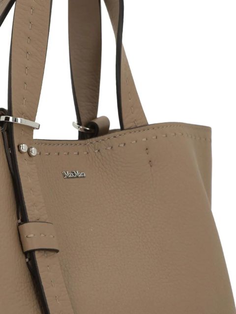 Max Mara extra-small Archetipo leather tote bag - Brown