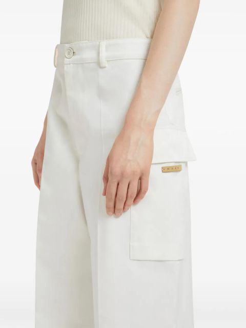Marni cargo-pocket trousers - White