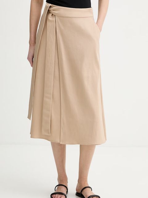 Marc O'Polo spódnica kopertowa z lnem - zdjęcie produktu nr 1