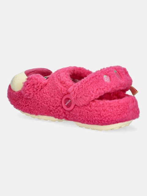Crocs klapki Classic Lined Pixar Lotso Clog kolor różowy 211758