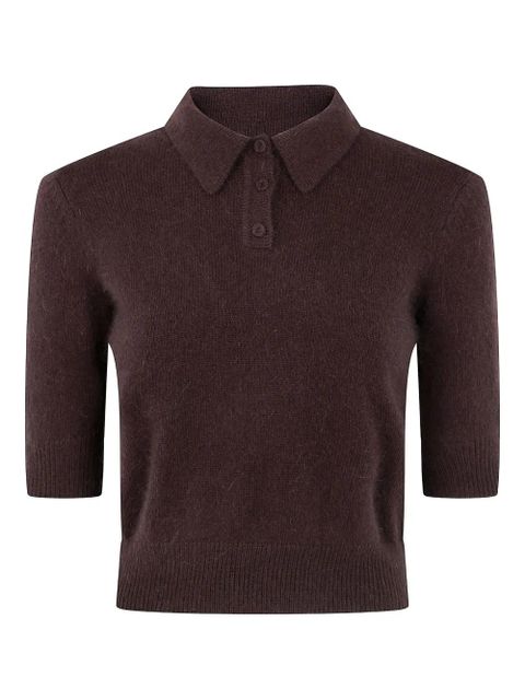 TWINSET polo-neck polo top - Brown - zdjęcie produktu nr 1