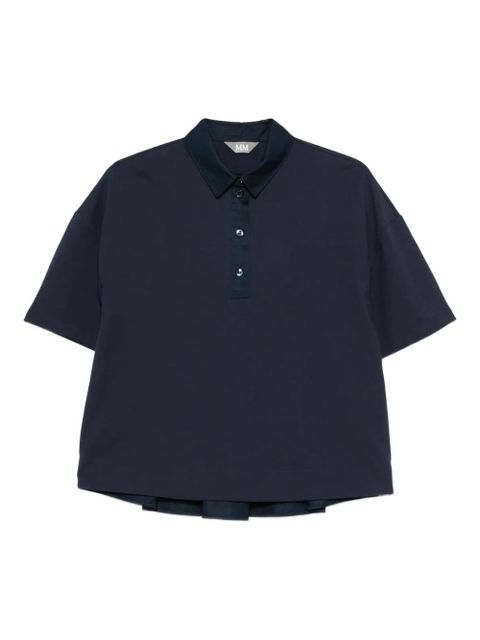 Max Mara Nave buttoned-collar polo top - Blue - zdjęcie produktu nr 1