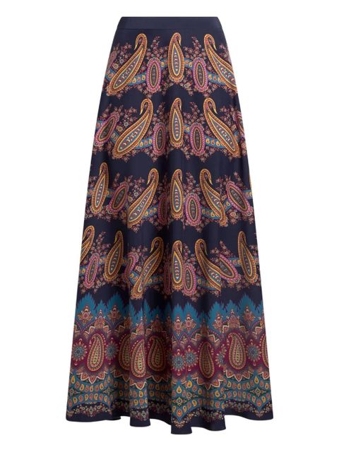 ETRO paisley-print maxi skirt - Blue - zdjęcie produktu nr 1