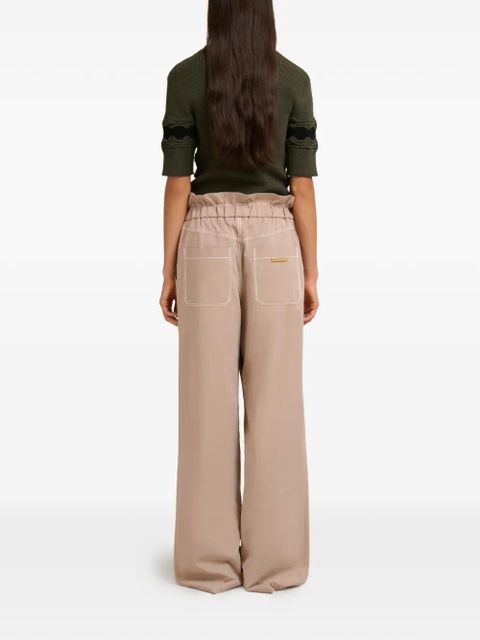 Marni gabardine trousers - Neutrals