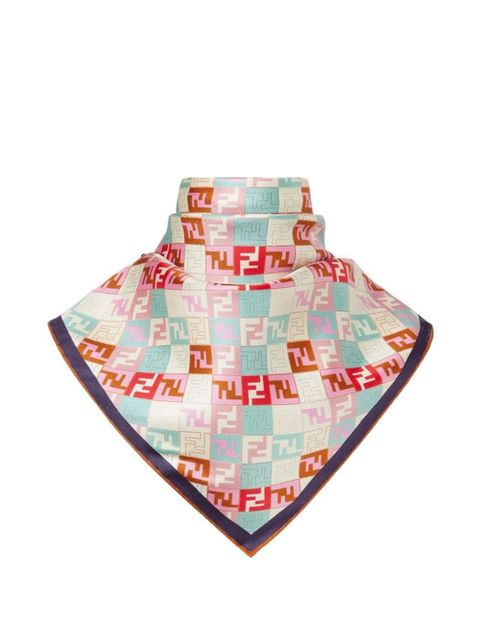 FENDI FF foulard square scarf - Neutrals - zdjęcie produktu nr 2