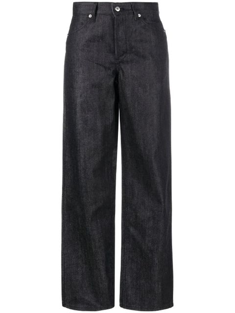 Jil Sander + high-waisted straight-leg jeans - Blue - zdjęcie produktu nr 1