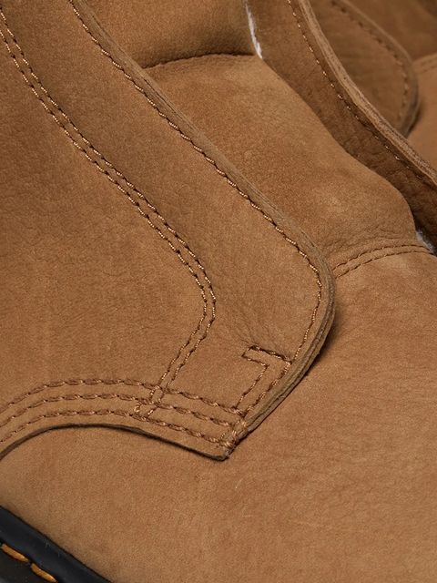 Dr. Martens botki nubukowe ZebZag Lace Less Warm Lined