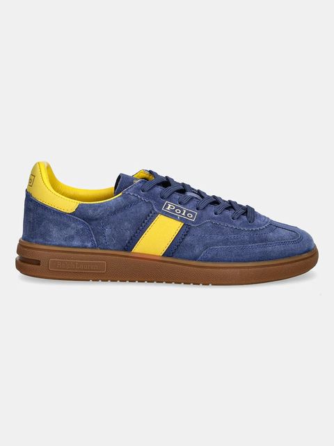Polo Ralph Lauren sneakersy zamszowe Bedford damskie kolor granatowy 804975536001 - zdjęcie produktu nr 2