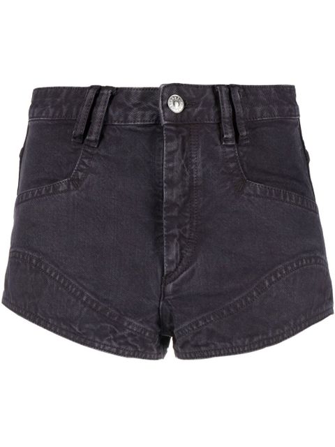 Isabel Marant Neidali denim shorts - Purple - zdjęcie produktu nr 1
