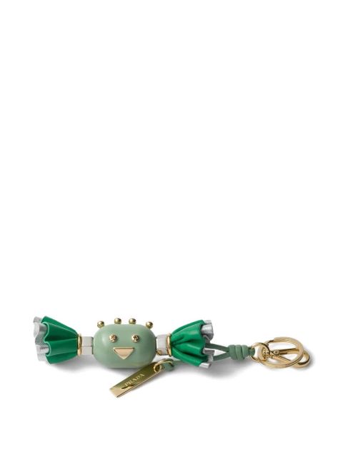 Prada Candy leather keyring - Green - zdjęcie produktu nr 1