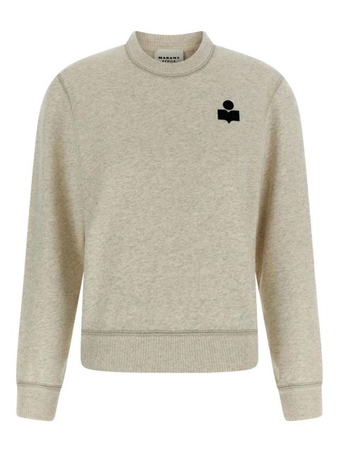 MARANT ÉTOILE Maurine crew-neck sweatshirt - Neutrals - zdjęcie produktu nr 1