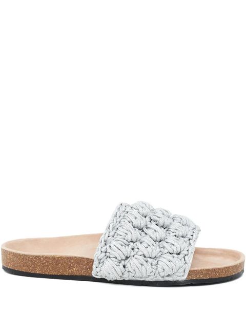JW Anderson braided flat sandals - Grey - zdjęcie produktu nr 1