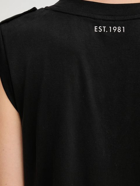 Guess t-shirt damskie kolor czarny W5YP52 KCYW2