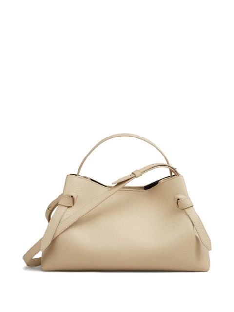 Yuzefi grained adjustable tote bag - Neutrals