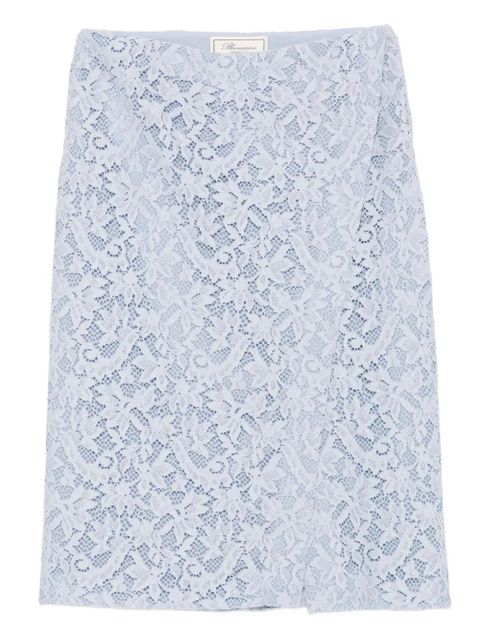 Blumarine lace floral midi skirt - Blue - zdjęcie produktu nr 1