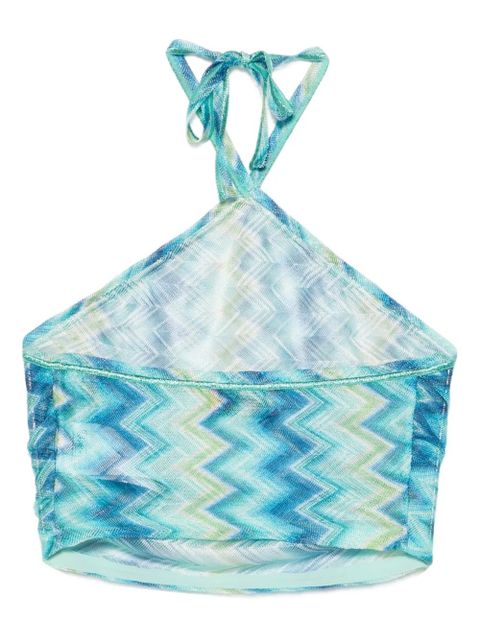 Missoni zigzag-motif top - Blue - zdjęcie produktu nr 2