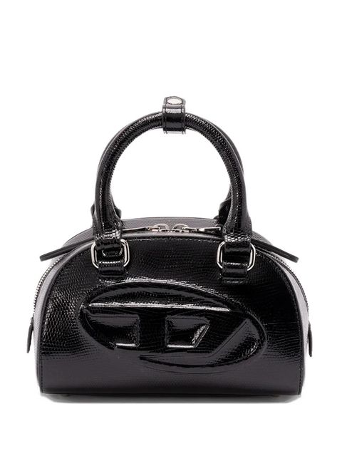 Diesel logo-embossed tote bag - Black
