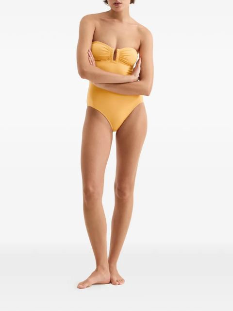 ERES bustier one-piece swimsuit - Yellow