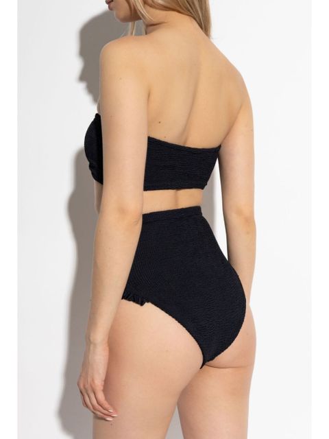 Hunza G Osiris Frill bikini set - Black